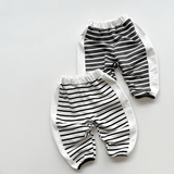 Toddler Boy Striped Panel Pants