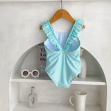 Toddler Striped One Piece Swimsuit