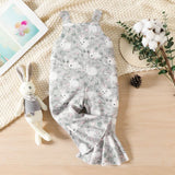 Toddler Girls Easter Flared Jumpsuit