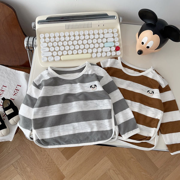 Baby Panda Striped Sweatshirt