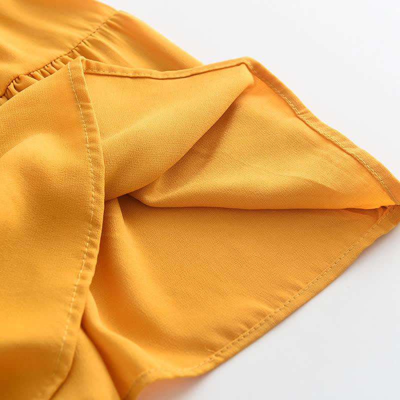 Toddler Girl Bowknot Splicing Dress