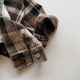 Toddler Boy Retro Plaid Polo Shirt