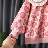 Toddler Girl Pink Leopard Print Blouse