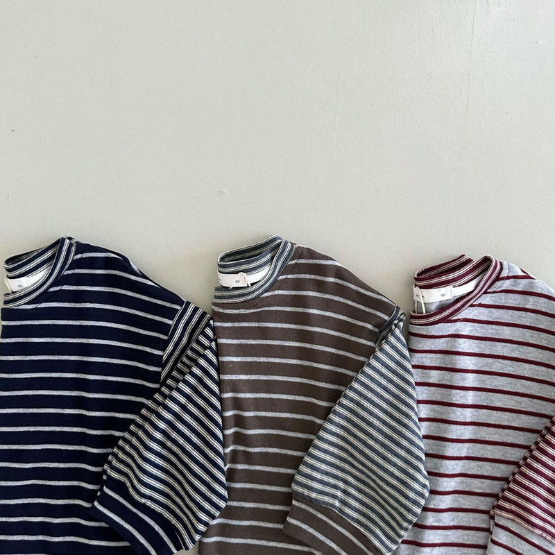 Toddler Wide Thin Stripes Casual Sweatshirt