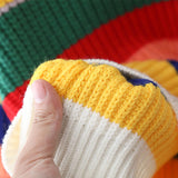 Toddler Rainbow Striped Sweater
