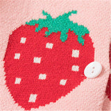 Toddler Girl Strawberry Sweet Cardigan