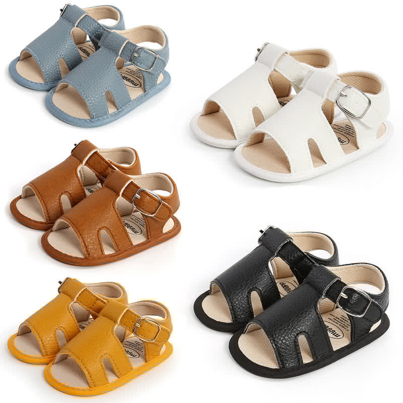 Baby Solid Color Hollow Out Sandals
