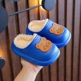 Toddler Bear Fleece Lined Slippers