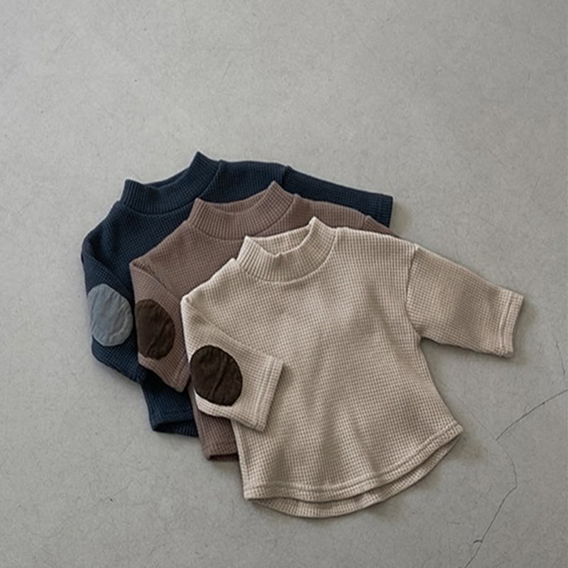 Baby Patch Waffle Sweatshirt