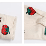 Toddler Girl Strawberry Polo Denim Jacket