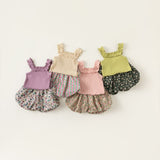 Toddler Girl Ruffled Solid Color Camisole