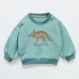 Toddler Dinosaur Fleece Lined Sweatshirt