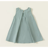 Toddler Girl Solid Color A Line Loose Dress