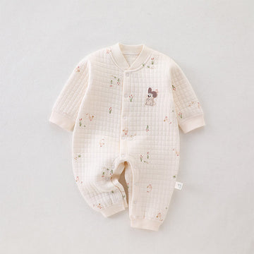 Baby Swan Bunny Flower Romper