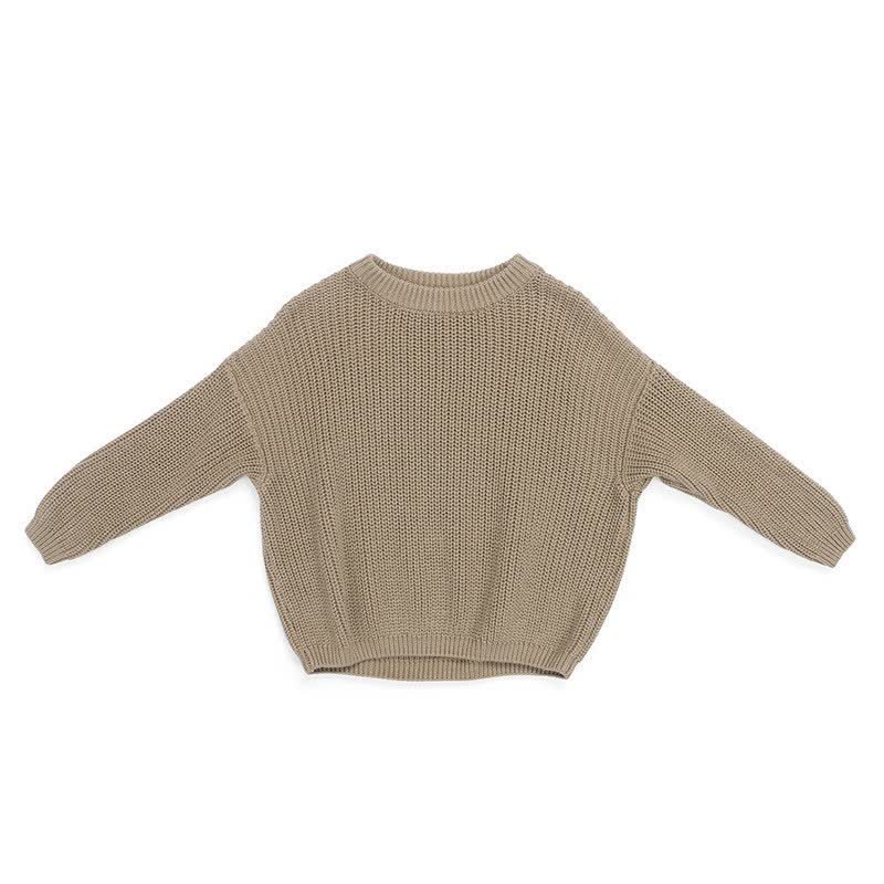 Baby Toddler Solid Color Warm Sweater