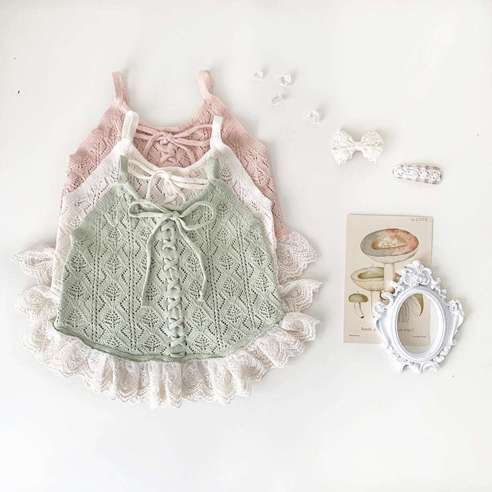 Baby Girl Knitted Lace Tank