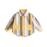 Toddler Boy Stirped Pocket Shirt