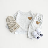 Baby Toddler Cute Bear Sweatshirt & Pants Set