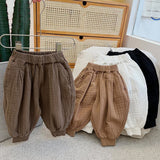 Toddler Simple Solid Color Loose Jogger Pants