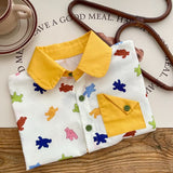 Baby Toddler Bear Polo Collar Shirt