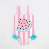 Toddler Girl Watermelon Flamingo Flower Bikini Swimsuit