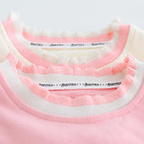 Toddler Girl Lovely Bunny 3D Ears Tail 2 Pieces Set