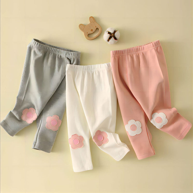 Baby Patch Flower Cute Pants