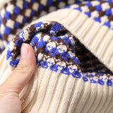 Toddler Boy Striped Bear Knitted Sweater