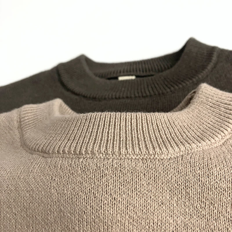 Toddler Color Block Knitted Sweater