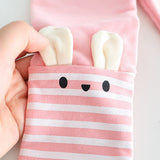 Toddler Girl Lovely Bunny 3D Ears Tail 2 Pieces Set