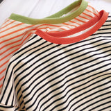 Toddler Striped Side Casual Sweatshirt