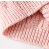 Toddler Girl Solid Color Knitted Loose Sweater