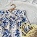 Toddler Girl Vintage Lace Floral Dress