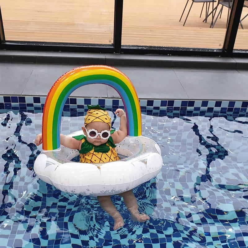 Rainbow Baby Swimming Ring