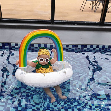 Rainbow Baby Swimming Ring