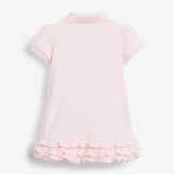 Toddler Girl Rainbow Polo Collar Dress