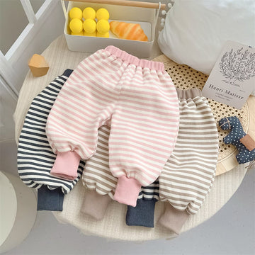 Baby Casual Striped Side Jogger Pants