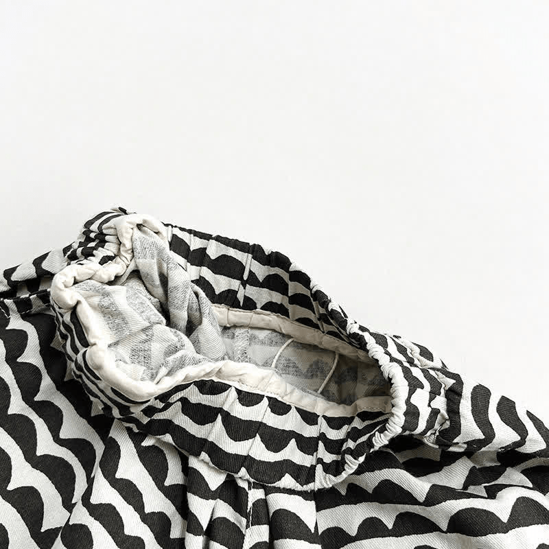 Toddler Wavy Loose Capri Pants