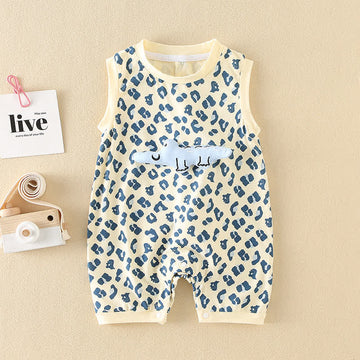 Baby Crocodile Sleeveless Romper