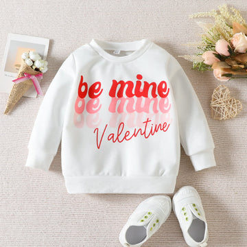 BE MINE VALENTINE Baby Crew Neck Sweatshirt