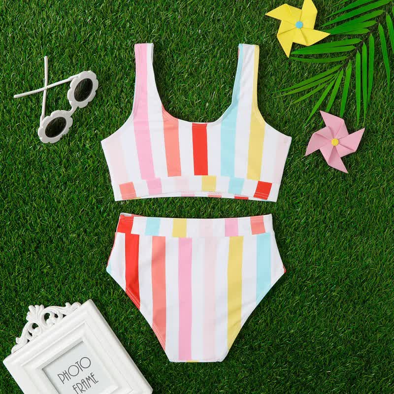 Toddler Striped 2 Pieces Swimsuit