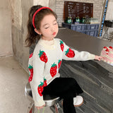 Toddler Girl Strawberry Sweet Cardigan