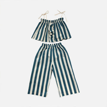 Toddler Girl Striped Camisole and Pants Set