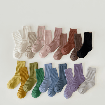 Toddler Solid Crew Socks