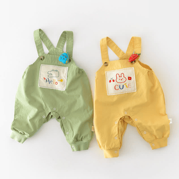 Baby Embroidered Crocodile Rabbit Adjustable Suspender