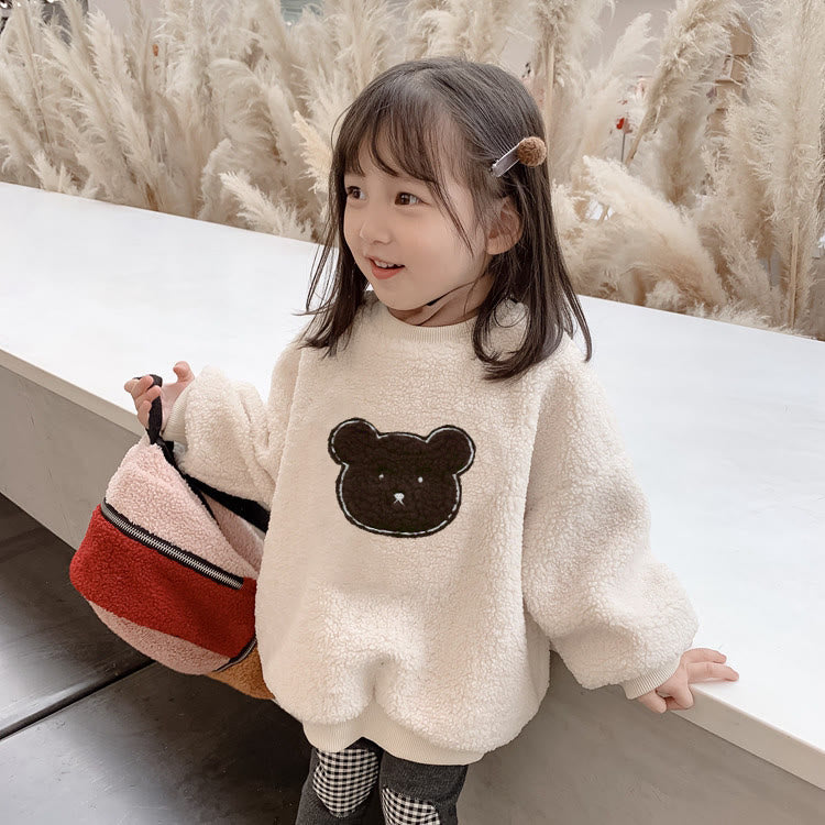 Toddler Fleece Bear Casual Sweatshirt
