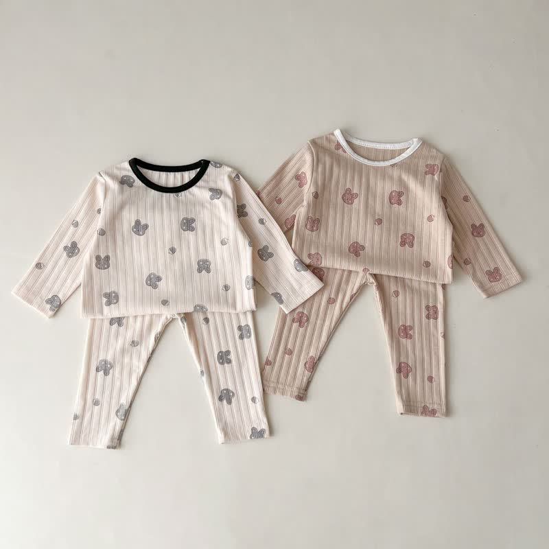 Baby Bunny Crew Neck Pajamas Set