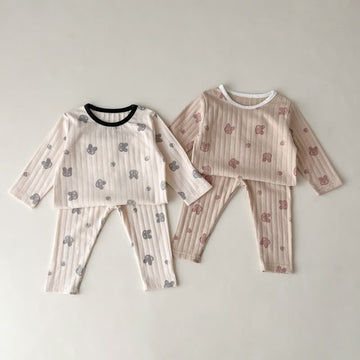 Baby Bunny Crew Neck Pajamas Set