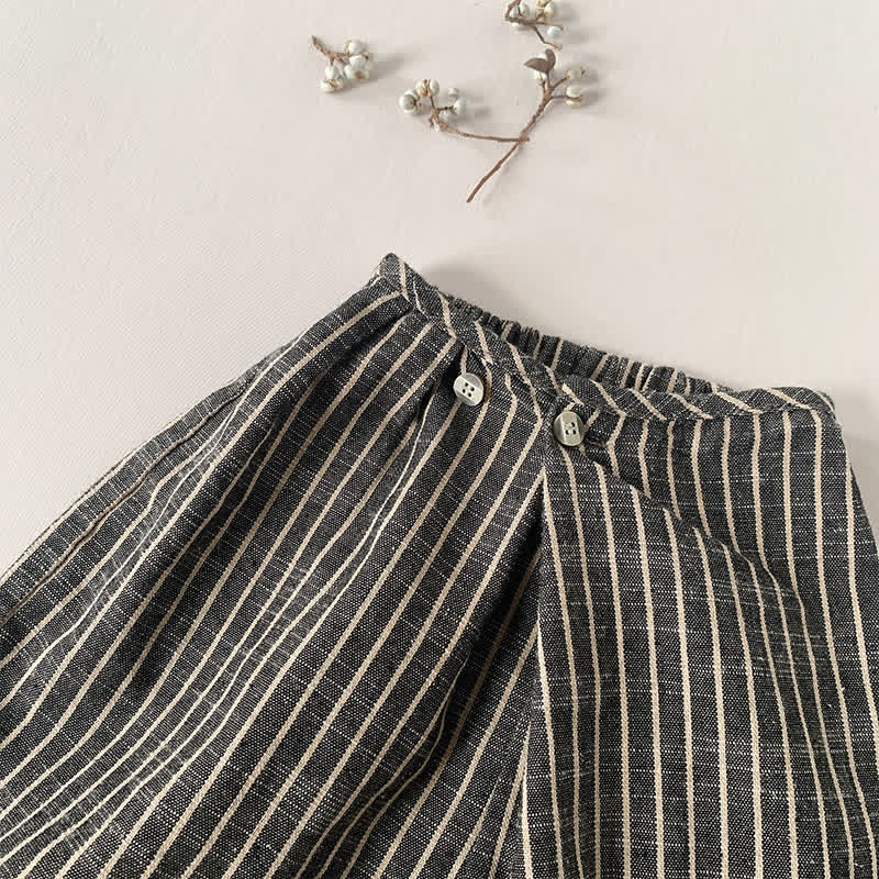 Toddler Boy Striped Harem Pants