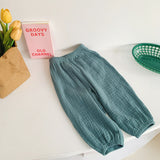 Toddler Solid Color Versatile Pants
